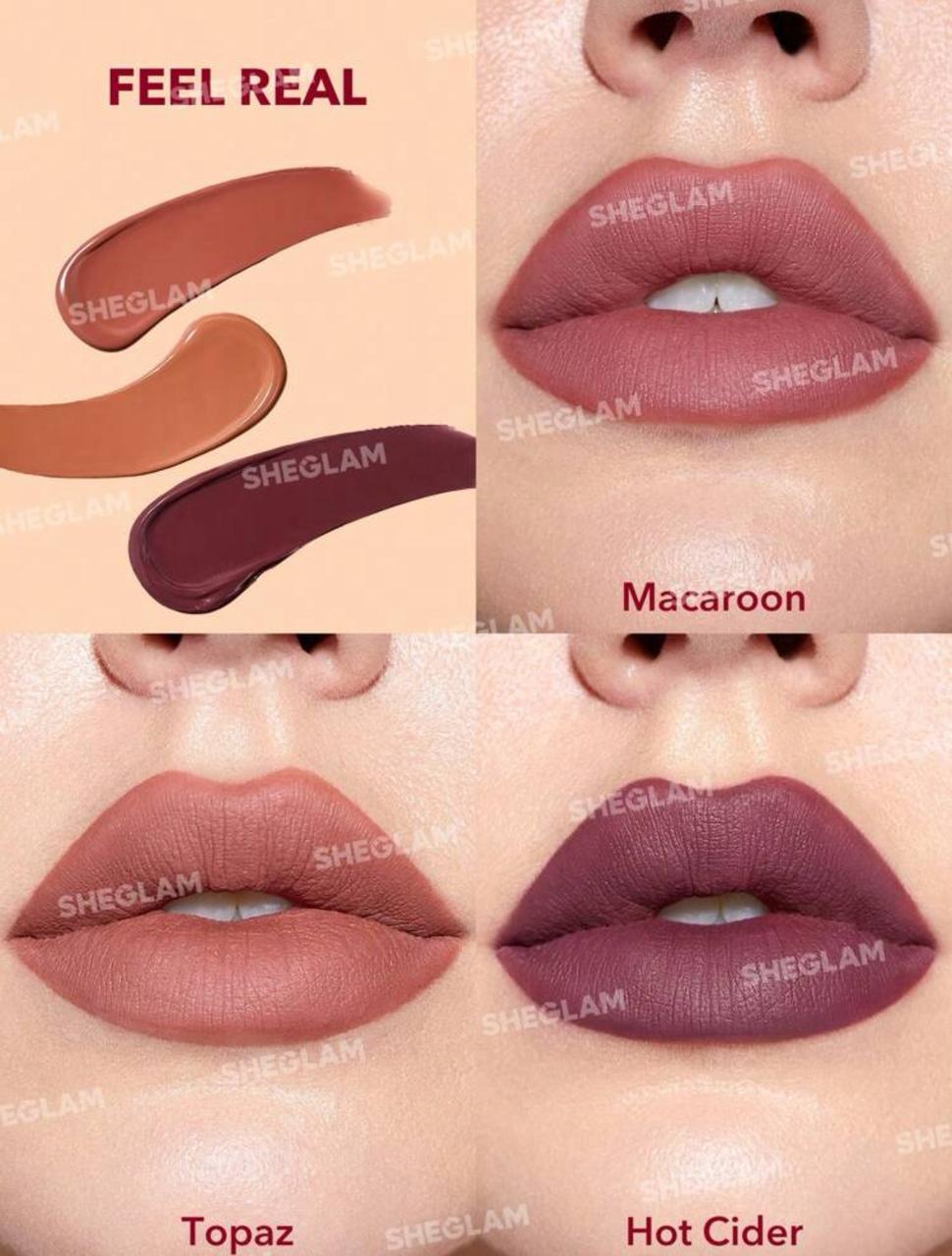 SHEGLAM Matte Allure Mini Liquid Lipstick Set  3 Pcs/Set