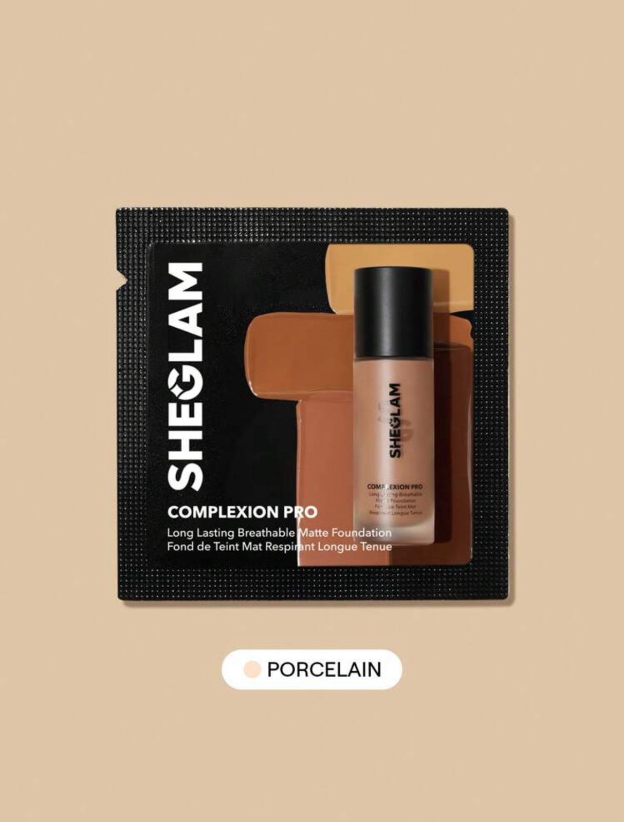 SHEGLAM Complexion Pro Long Lasting Breathable Matte Foundation Sample
