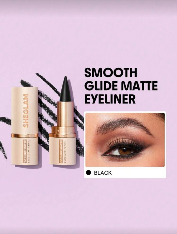 SHEGLAM Ez Glide Matte Eyeliner Pencil Highly Pigmented Black