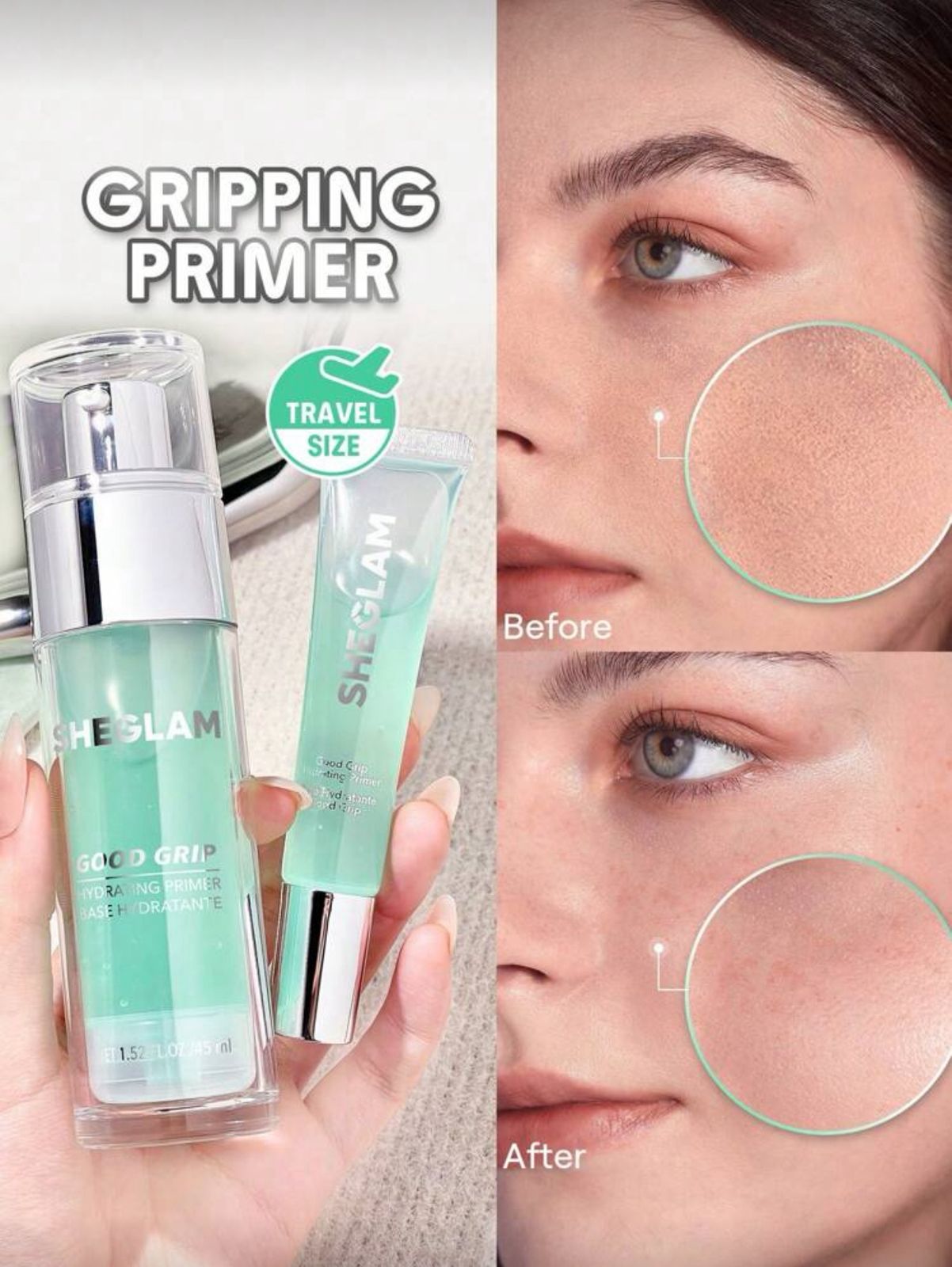 SHEGLAM Good Grip Hydrating Primer-Travel Size
