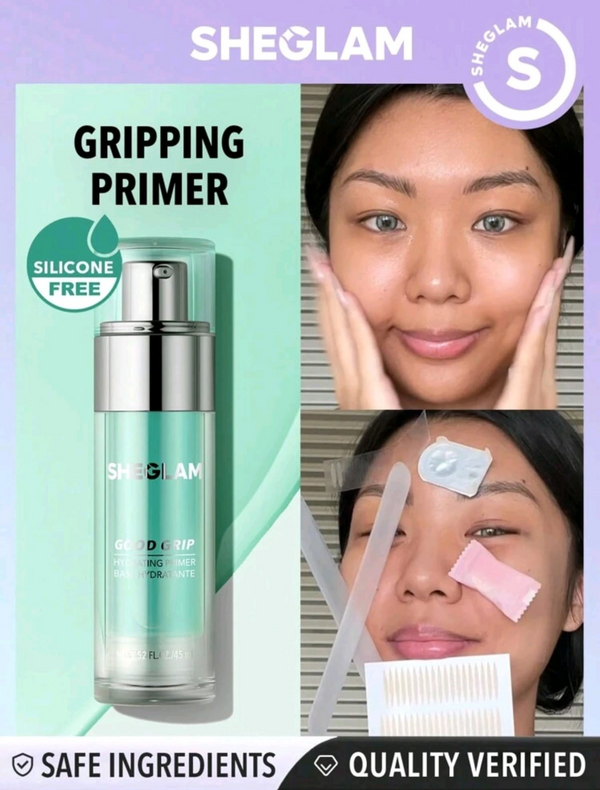 SHEGLAM Good Grip Hydrating Primer Oil Control Moisturizing Primer Gel Smooth Fine Lines Oil And Silicone